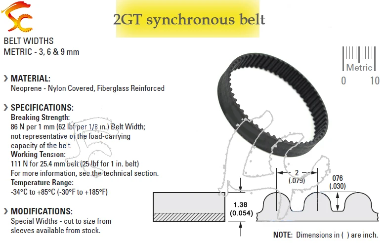 1pcs GT2 timing belt Perimeter 1000 1068 1140 1150 1220 1350 1360 1524 2270 3000 width 6mm 10mm 2GT synchronous belt