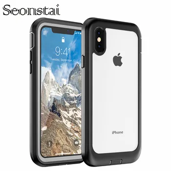 

Full Body Shockproof Cases for iPhone 7 8 Plus x xs xr xsmax Cover 360 Protection Shell with Built-in Screen Protector Coque