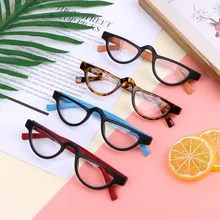 Простые прозрачные маленькие очки для чтения «кошачий глаз» женские легкие очки для дальнозоркости