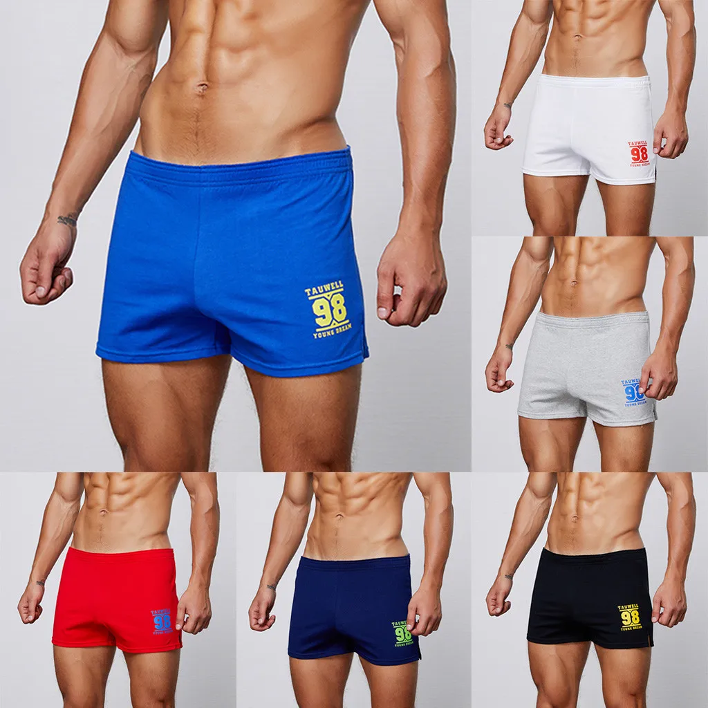 

Men's Brand Sexy Print Cotton Soft Breathable Pouch Boxer Underpants Leisure Cool Comfortable