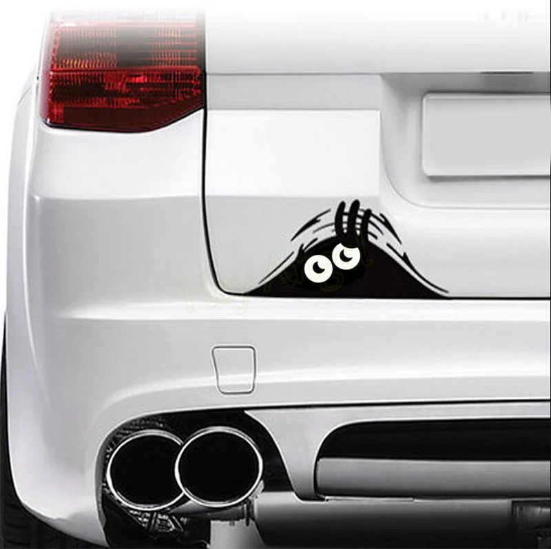 

Peeking Monster Car Sticker vinyl decal for fiat punto evo golf t3 porte clef bmw mondeo mk3 hover h5 mazda cx 3