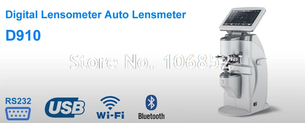 Автоматический измеритель объектива цифровой линзометр оптический focimeter с принтером УФ PD тестер синий зуб чехол для переноски