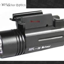 Векторная Оптика Метеор тактический компактный пистолет Флэш-светильник 200 люмен оружейный светильник 20 мм быстросъемное Крепление подходит для GLOCK 17 19