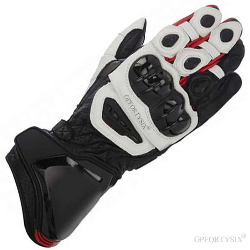 

Alpine Men Leather Motorcycle Gloves Moto Gp Road Racing Glove Stars Full Finger PRO Cycling Racing Motocross Luvas