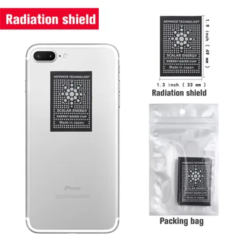 

500pcs Anti Radiation Stickers Advance Technology Chip Shield Keep Health Factory Price 50pcs in an opp bag DHL Shipping Fee