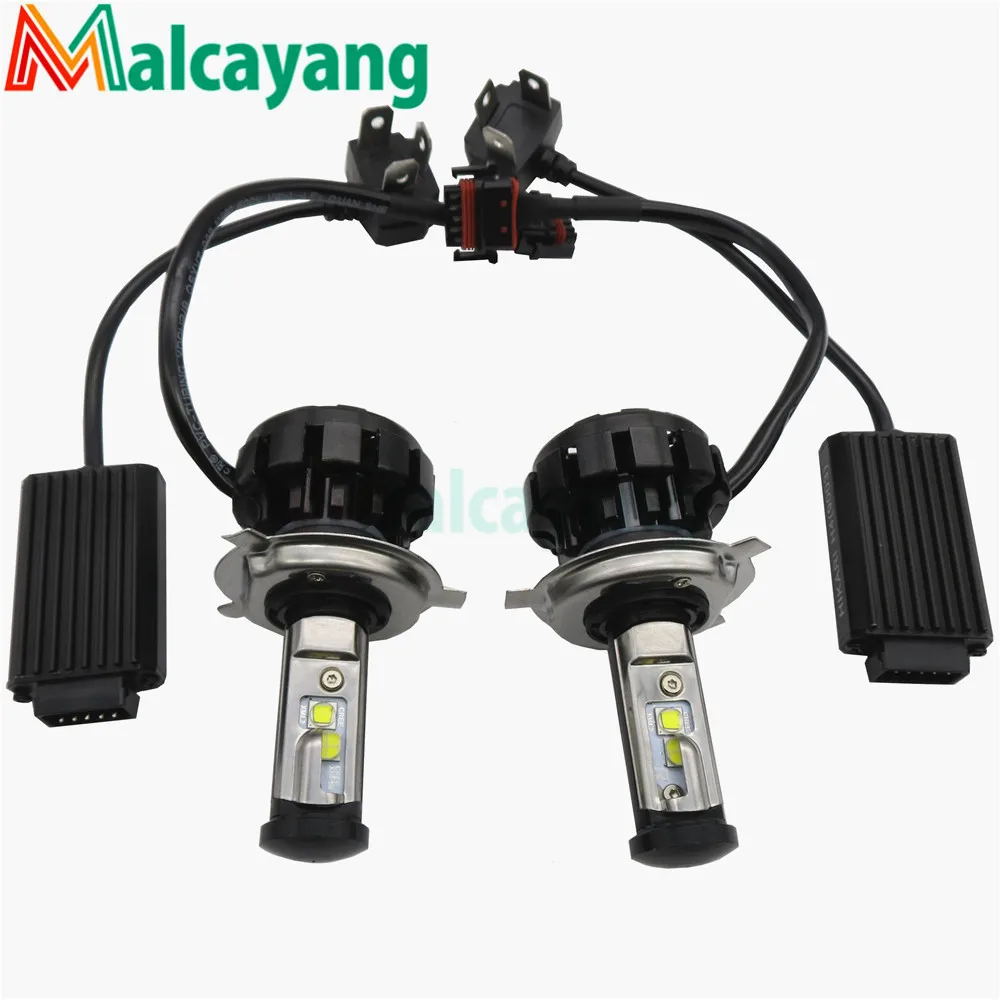 Newest V18 Turbo Type C Chips Led Headlight Fog Lamp H1 H4 H7 H13 Lighter 30W