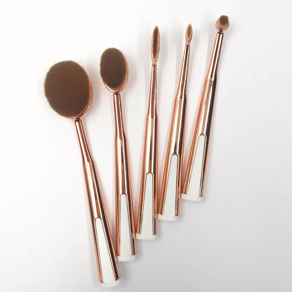 Набор косметических средств для макияжа лица 5 шт.|toothbrush makeup brush set|makeup setbrush set |