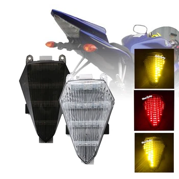 

SPEEDPARK Motorcycle Rear taillight Tail Brake Turn Signals Integrated Led Light Lamp Smoke For yamaha fz1 YZF R6 2008-2012