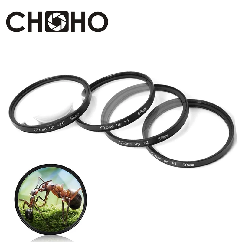 

Close Up Macro Filter +1 +2 +4 +10 Close-UP 37MM 40.5MM 43MM 49MM 52MM 55MM 58MM 62MM 67MM 72MM 77MM for Canon Nikon Sony Camera