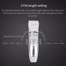 Kemei мощный мотор мощный прочный триммер для волос керамический титановый сплав машинка для стрижки волос лезвие для мужчин взрослая машинка для стрижки волос гребень