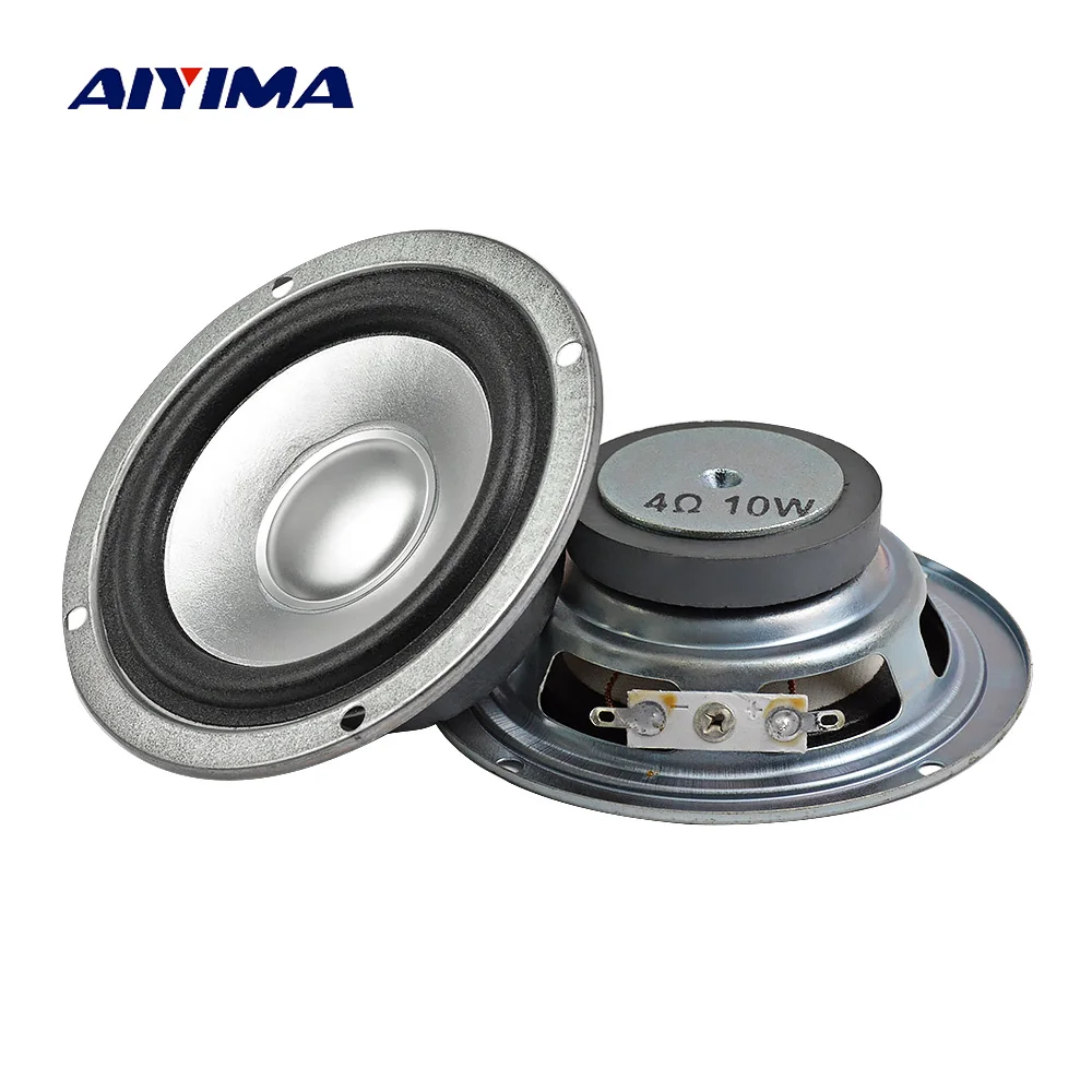 AIYIMA 2 шт. 3 дюйма портативный динамик s 4Ohm 10 Вт твитеры DIY для мини Altavoz PC стерео Bluetooth динамик домашний кинотеатр звуковая система
