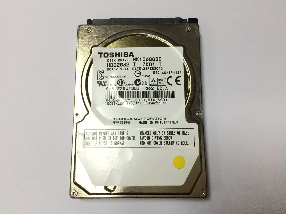 MK1032GSX 100GB SATA Disk drive same MK1060GSC HDD2G32 E ZK01 DC+5V 1.4A For Car HDD navigation systems made in Japan 2PCS/LOT | Автомобили