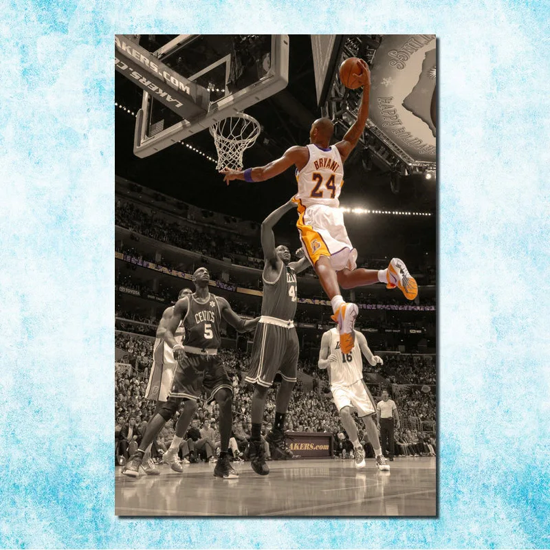 Kobe Bryant No.24 Basketball Star Art Silk Canvas Poster 13x20 24x36 inches MVP Picture For Room Decor (more)-9 Kobe Bryant No.24 Basketball Star Art Silk Canvas Poster 13x20 24x36 inches MVP Picture For Room Decor (more)-9