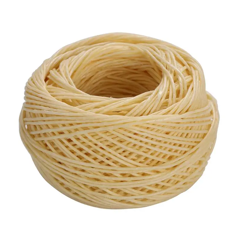 

61M Waxed Cotton Cord Hemp Wick Candle Wicks Low Smoke Cotton Core for Candle Making Candle DIY Craft Project