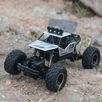 

Large Remote Control Vehicle Remote Climbing Land Cruiser Alloy Charged Electric Four-wheel Drive Car Bigfoot Children's Toys