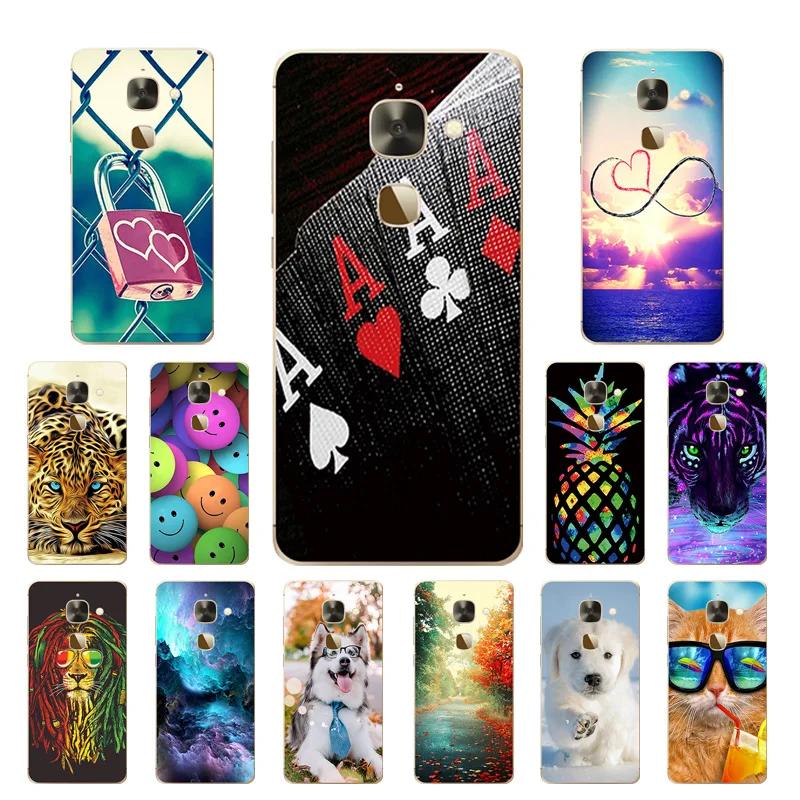 

For Leeco Le 2 Phone Case X527 Soft TPU Cover For Letv Le S3 X626 / Le 2 Le2 Pro 5.5" X620 Silicone pine Printing Capa