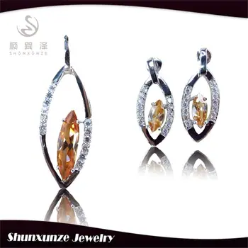 安い ShunxunzeウェディングジュエリーセットキャリアピンクブルーペリドットモルガナイトブルーキュービックジルコニアロジウムメッキR879set R881set R883set R885set