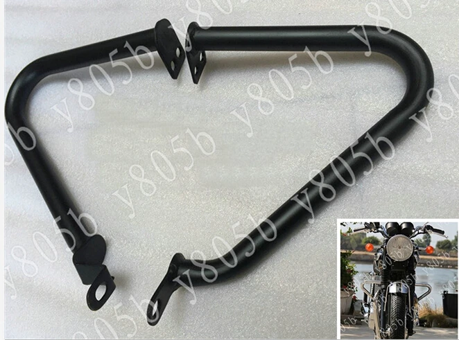 

Matte black Metal Engine Guard Crash Bar For Triumph Bonneville T100 / SE T100