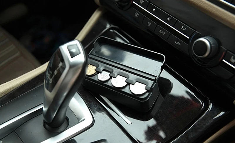 YOSOLO Coin Case Storage Box Holder Container Car Coin Holder Car Styling Plastic Black Car Orginazer Interior Accessories YOSOLO Coin Case Storage Box Holder Container Car Coin Holder Car Styling Plastic Black Car Orginazer Interior Accessories