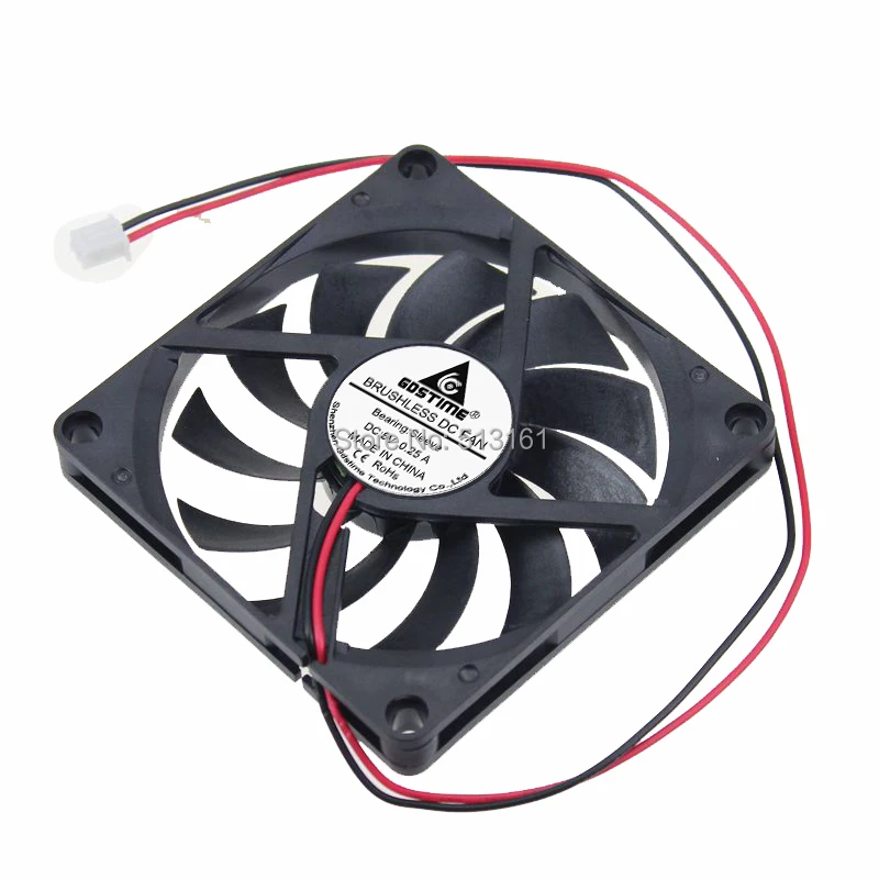 

10 шт./лот Gdstime DC 8010 8 см 5 в 2P 80x80x10 мм осевой Охлаждающий радиатор 80 мм вентилятор