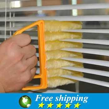 

Hot sale New home decor Dirt Cleaner Venetian Blind Brush Window Air Conditioner Duster clean tools,Free shipping.