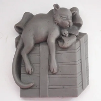 

3d Animal Cat Mold Silicone Soap Making Molds DIY Cake Chocolate mould
