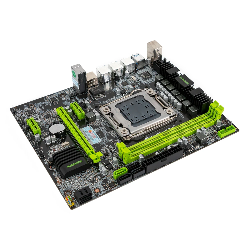 هوانان تشى X79-6M اللوحة X79 ل إنتل LGA 2011 E5 2660V2 2680V2 DDR3 1333/1600/1866 MHz 32 GB SATA3.0 USB3.0 M-ATX اللوحة