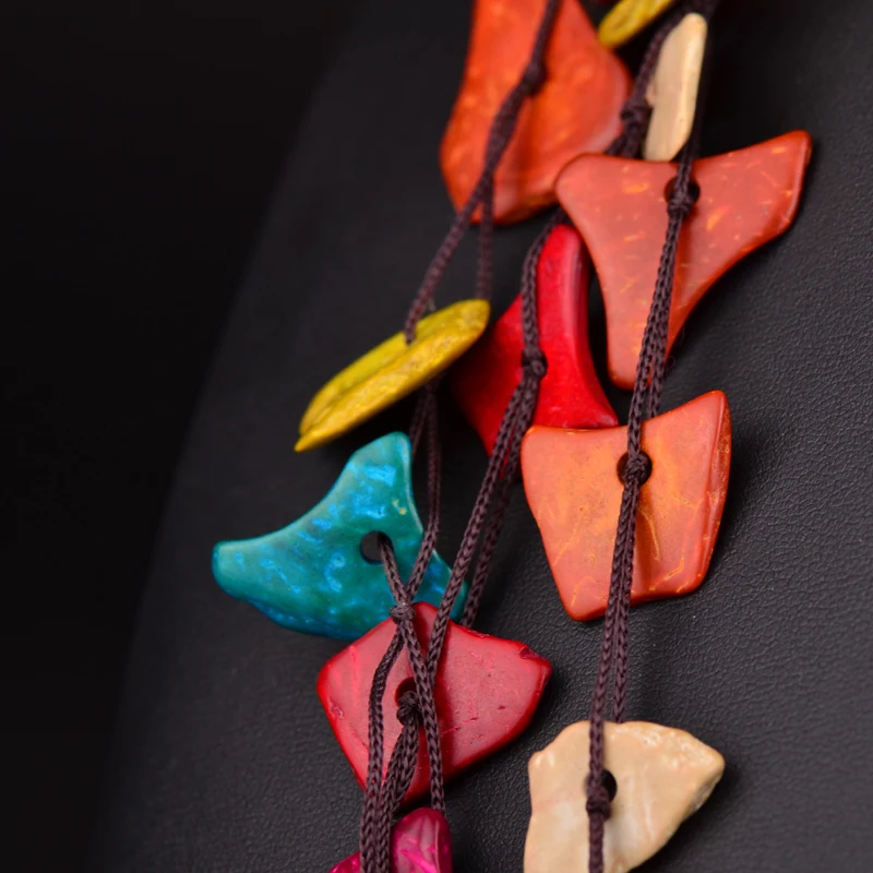 UDDEIN Bohemian jewelry woman vintage long necklace & pendant wood statement collier maxi necklace accessories big order price - Image 4