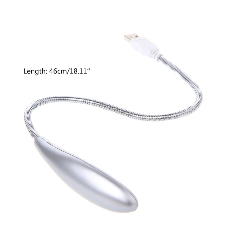 New Flexible 3 LED USB Snake Light Lamp Computer Lamp Student Lamp For Laptop PC