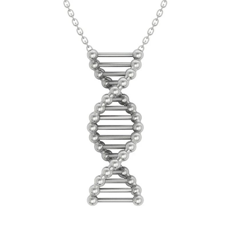 

Wholesale Dna Necklace, Dna Jewelry, Science Necklace, Biology Necklace, Dna Pendant, Dna Charm, Molecule Necklace