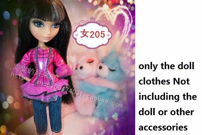 Подлинные различные цвета стиль для monster high Одежда для девочек кукла дух кукла платье костюмы Аксессуары