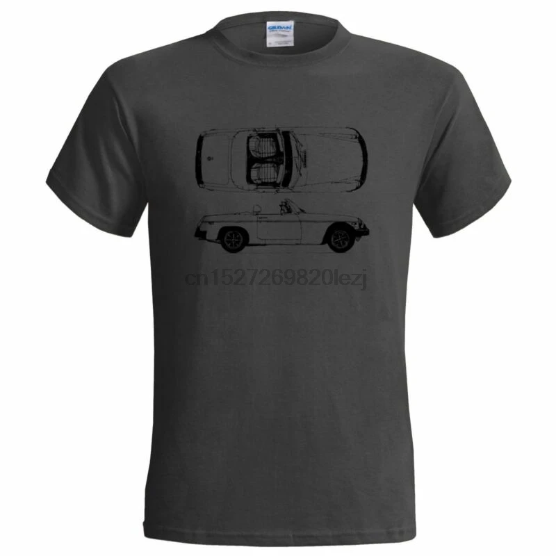 

UnBlueprint of MG MGB MENS T SHIRT 1975 CLASSIC CAR BMC SPORTS BRITISH