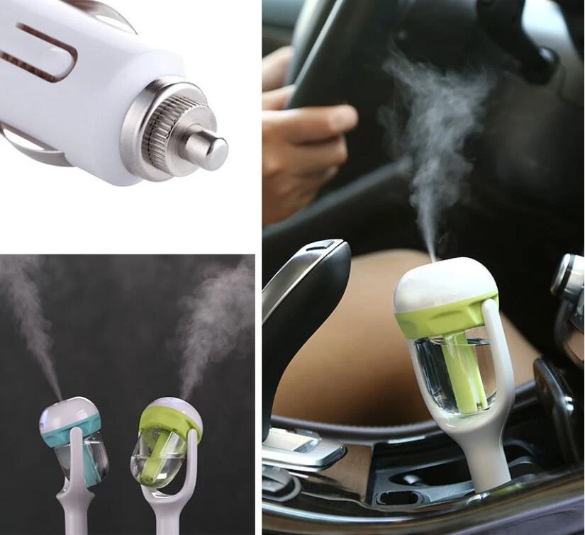 Car Humidifier Air Purifier Freshener 50ML Essential Oil Diffuser Aromatherapy DC 12V Portable Auto Mist Maker