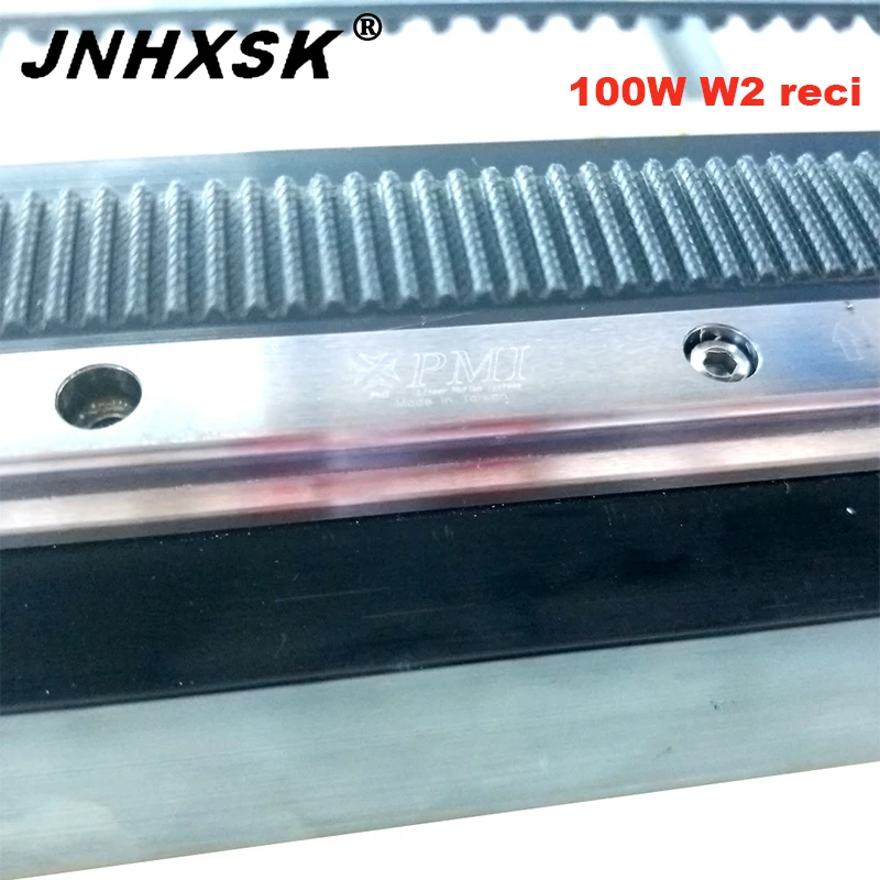 JNHXSK 100 Вт reci CNC маршрутизатор CO2 лазерный резак и гравировальный станок ткань
