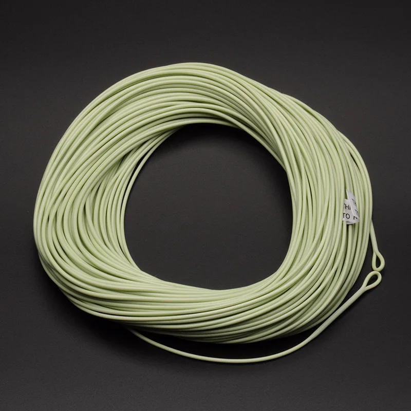 

Durable 100FT/30M Fly Fishing Line w/ 2 Welded Loops 3#/4#/5#/6#/7#/8# Fly Main Line Weight Forward 3-8WT High Floating Fly LIne