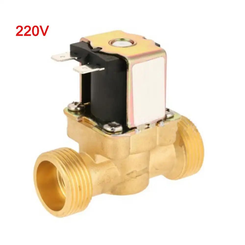 Válvula Solenoide Eléctrico 1//2/" /"magnético DC6V Blanco Válvula de pulso de flujo de entrada de agua