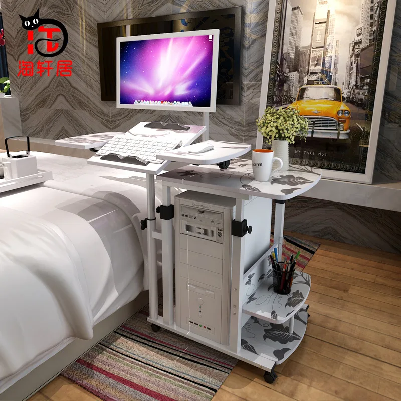 desktop Computer Table Adjustable &Portable Laptop Desk Rotate Laptop Bed Table Can be Lifted Standing Desk With Keyboard desktop Computer Table Adjustable &Portable Laptop Desk Rotate Laptop Bed Table Can be Lifted Standing Desk With Keyboard