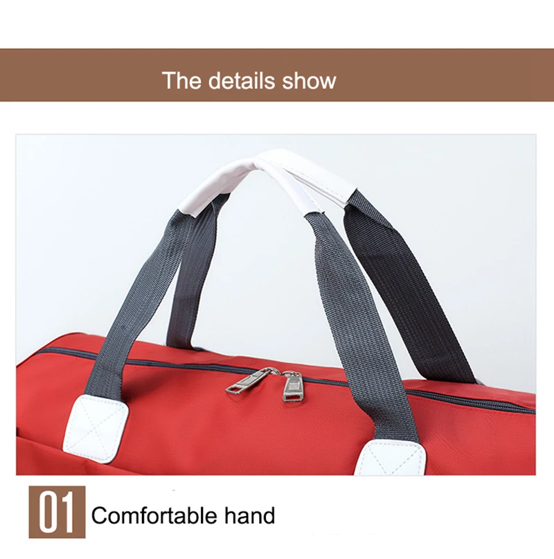 Stylish Outdoor Waterproof Nylon Sports Gym Bags Men Women Girls Training Fitness Travel Handbag Yoga Mat Bag Sac Sport (17)