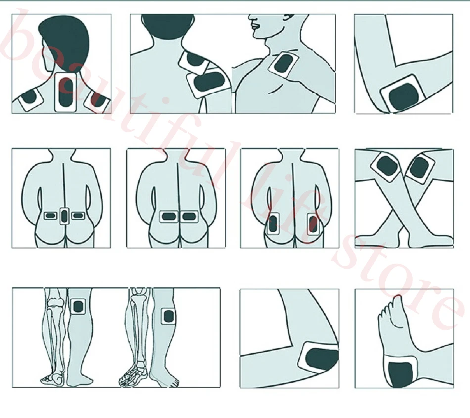 20 штук ZB обезболивающие пластыри ортопедические пластыри обезболивающие пластыри массажер для тела лечение ревматизма артрита боль в талии