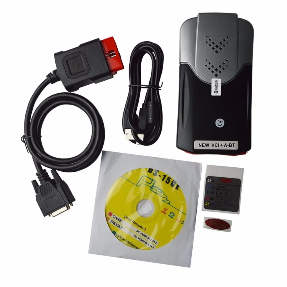 

Professional 2015.3 R3 DS150 Cars Trucks Diagnostic Tools Bluetooth VCI TCS SDP Pro Plus Diagnostic Oscilloscope Tools for Car