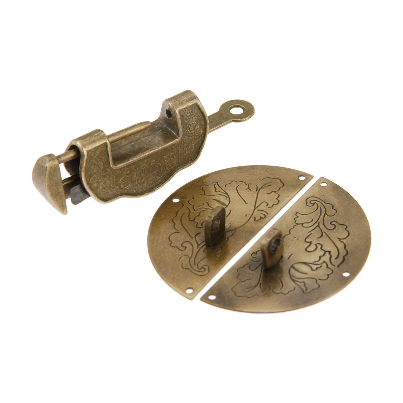 DRELD Antique Furniture Hardware Set Toggle Latch Hasp Buckle Clasp+Decorative Chinese Old Padlock Lock For Jewelry Wooden Box DRELD Antique Furniture Hardware Set Toggle Latch Hasp Buckle Clasp+Decorative Chinese Old Padlock Lock For Jewelry Wooden Box