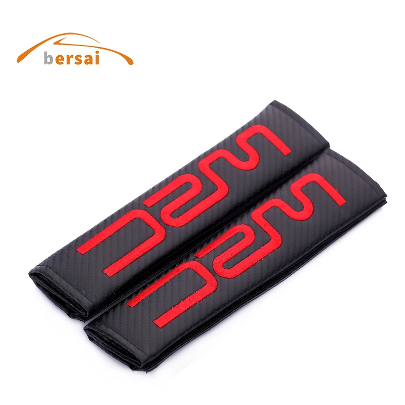 

Car styling for WRC Carbon fiber seat belt cover shoulder pad for Citroen Toyota LANCIA ford renault peugeot Audi accessories