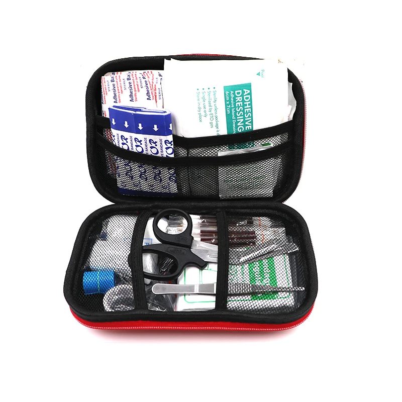 Красная и черная коробка, аптечки для выживания, коробка для хранения лекарств, для путешествий, для экстренной медицинской помощи, Сумка для кемпинга