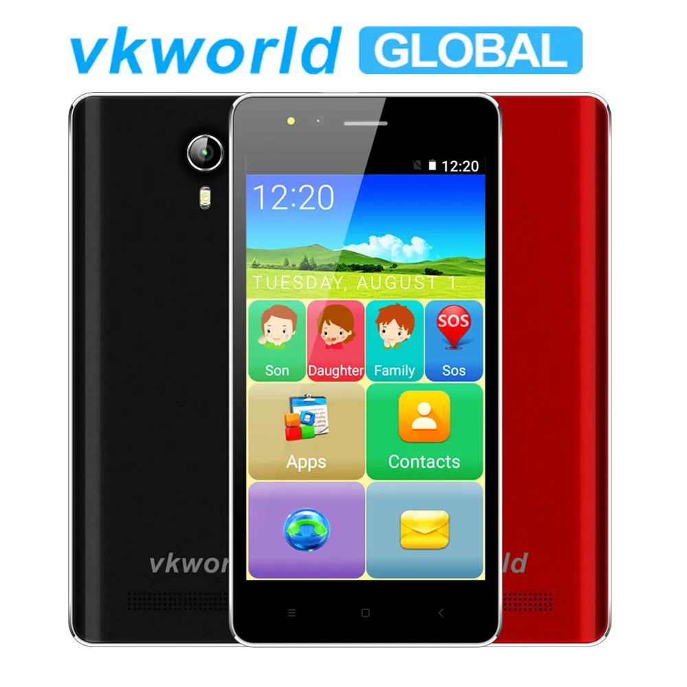 VKworld F1 смартфон с четырёхъядерным процессором MTK6580m ОЗУ 1 ГБ ПЗУ 8 Android 5