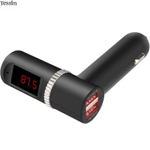 Ingmaya автомобильное зарядное устройство с поддержкой Bluetooth 3.1A USB AUX светодиодный Дисплей Mp3 плеер для iPhone 5 5S 6 6 S 7 Plus iPad samsung Lenovo Huawei аудио