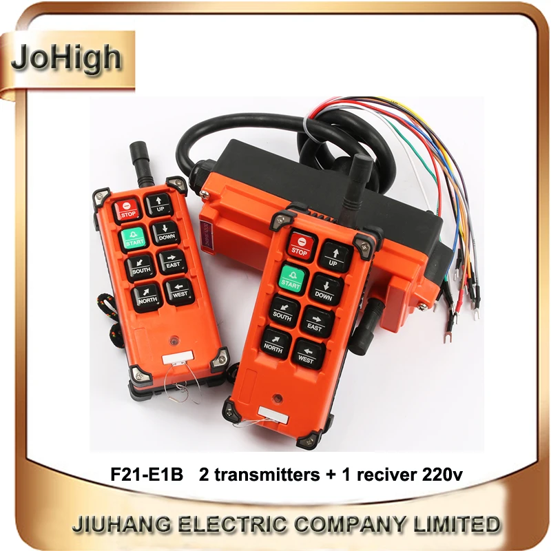 

TELECRANE Quality Assurance Hoist Crane Remote Control System 36VAC Industrial Remote Control 2 Transmitter + 1 Receiver