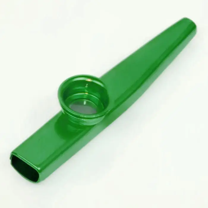 Простой дизайн легкий kazoo алюминиевый сплав металл для гитара музыкальный инструмент для любителей музыки 12*2,5 см 6 цветов