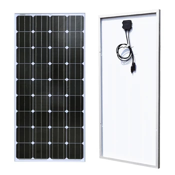 BOGUANG 18V 100w Monocrystalline silicon cell solar panel module Tempered glass Aluminum frame for 12v battery power charger boguang 18v 50w etfe solar panel monocrystalline cell pcb module mc4 connector 10a controller for 12v barrery rv yacht car light