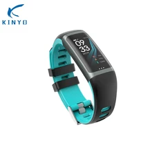 KINYO браслет пульсометр умный Браслет кровяное кислородное кровяное давление bluetooth водонепроницаемый Smartband Будильник Напоминание