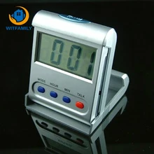 Portable LED Variety Sounds Alarm Clock LCD Display Electronic Snooze Desktop Digital Table Clocks Foldable Alarm Clock
